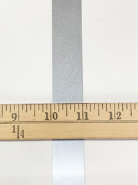 1" Wide Gray Polyurethane/Cotton Reflective Material