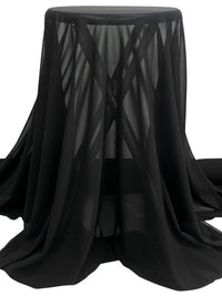 Black Nylon/Lycra Power Mesh Knit 65W