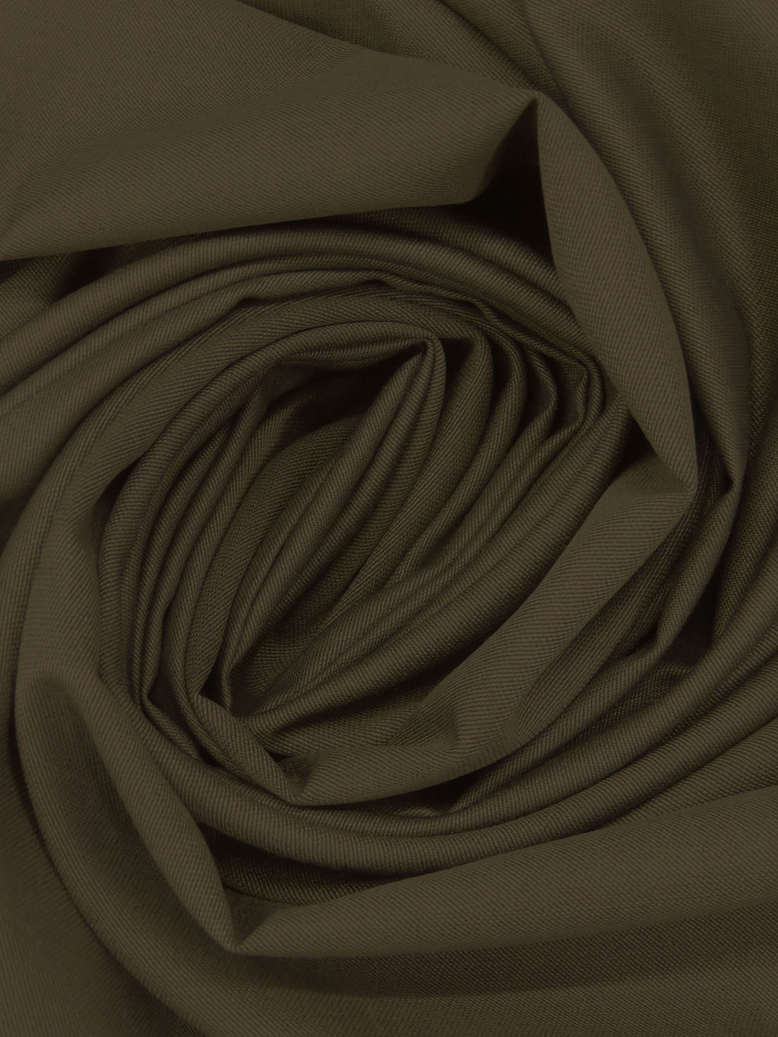 Rikan Brown/Black Wool/Silk Fine Twill Suiting - Imported From Italy - 56W