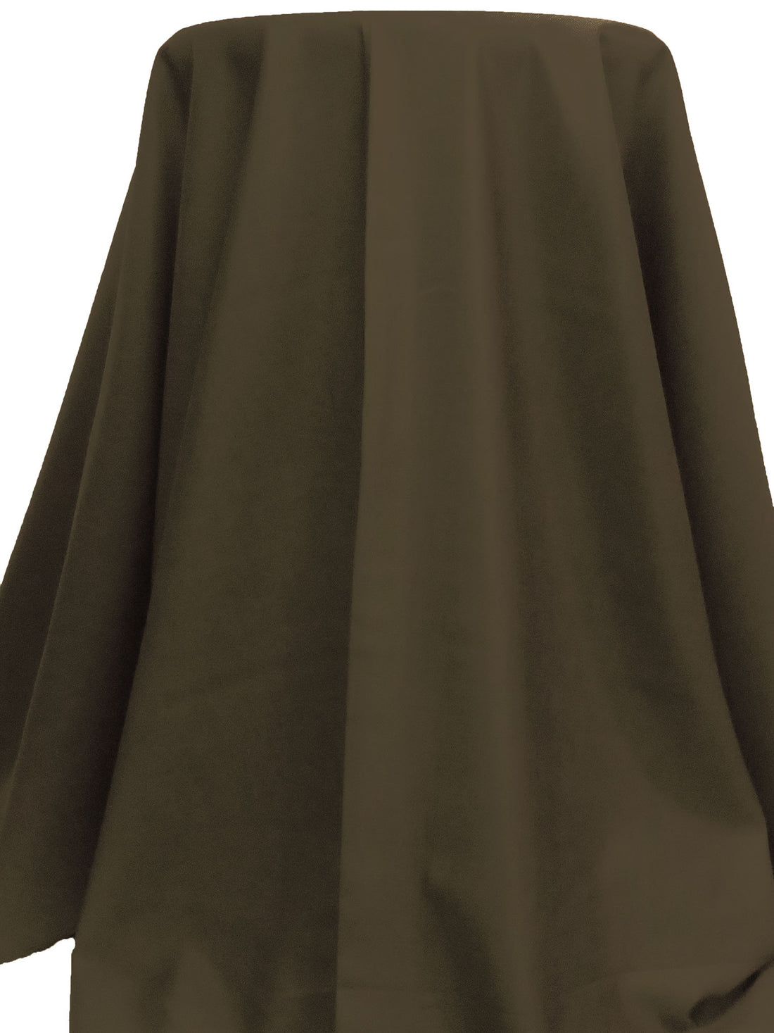 Rikan Brown/Black Wool/Silk Fine Twill Suiting - Imported From Italy - 56W