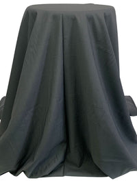 Graphite/Slate 100% Wool Vertical Shadow Stripe Suiting - Imported From Italy - 58W