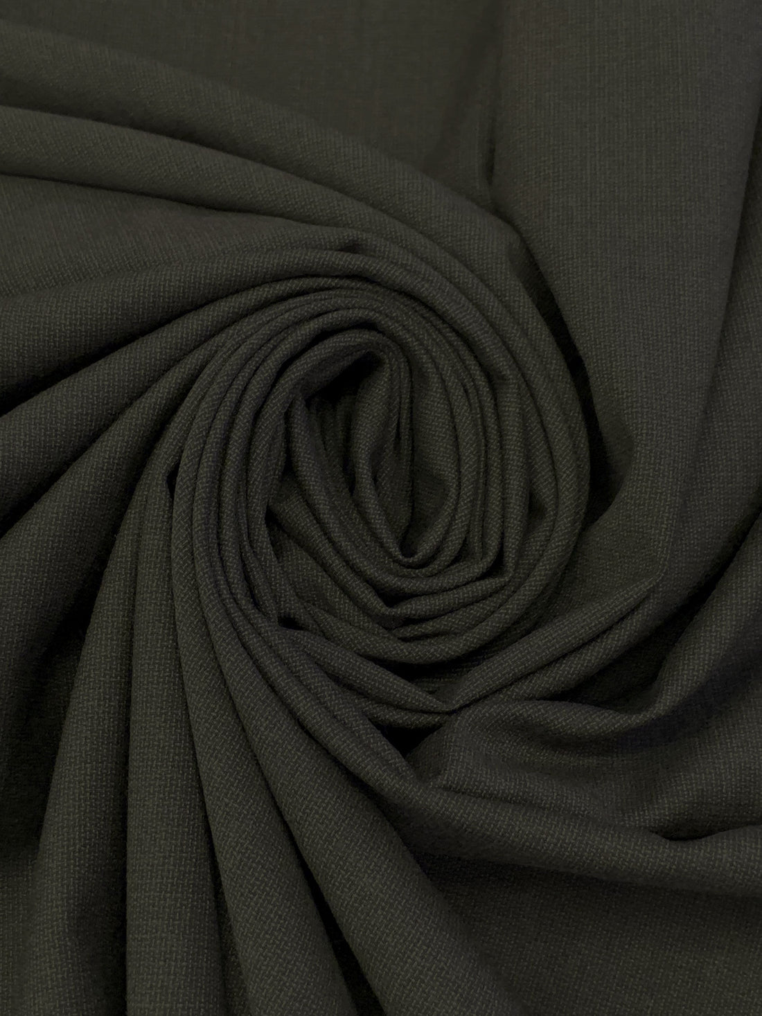 Dark Muted Oak/Medium Taupe 100% Wool Fine Basketweave Suiting - Imported From Italy - 56W