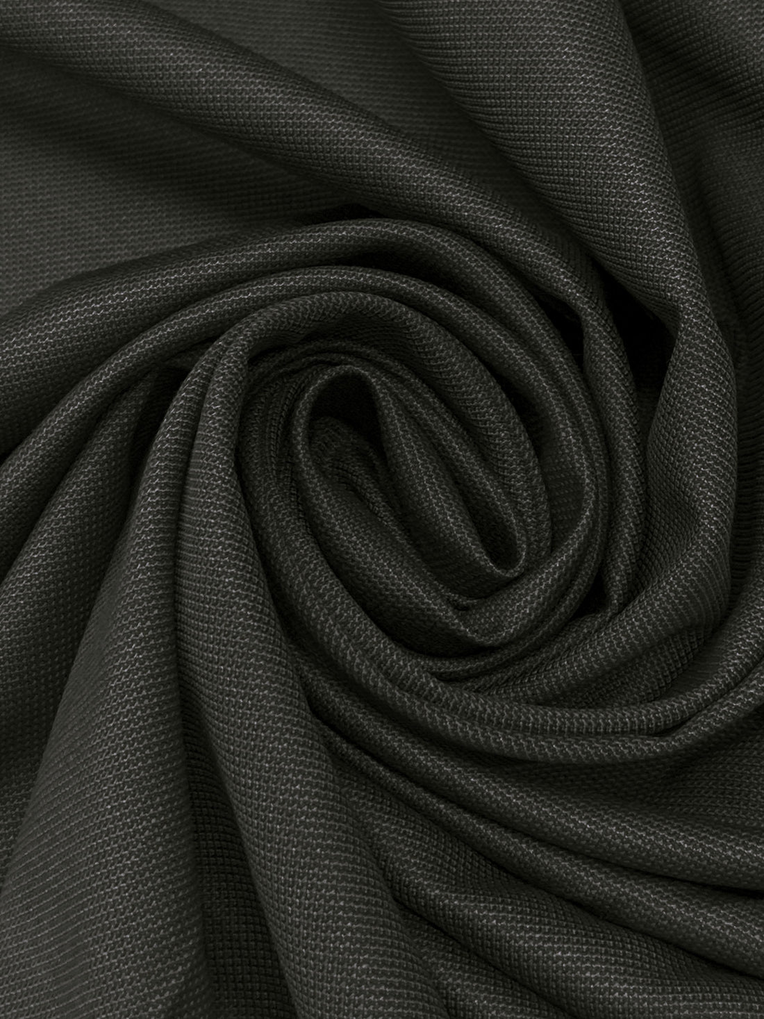 Granite Gray/Black/Iron 100% Wool Novelty Twill Weave Suiting - Imported From Italy - 56W