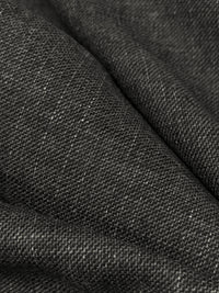 Charcoal/Taupe/Black 100% Wool Crosshatch Weave Suiting - Imported From Italy - 56W