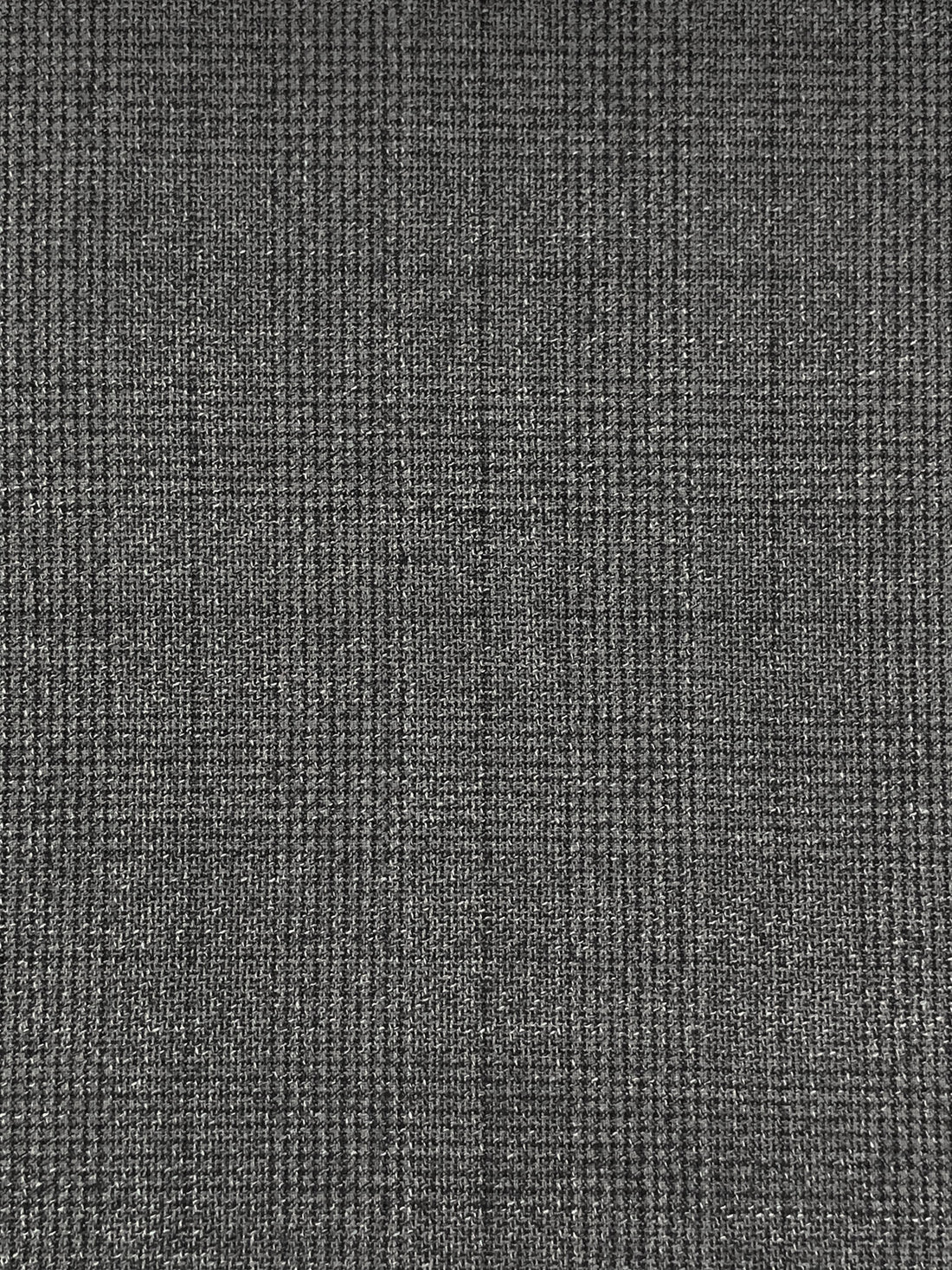 Dark Gray/Medium Gray 100% Wool Plaid Tweed Suiting - Imported From Italy - 56W