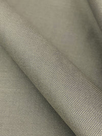 Stony Gray Wool/Silk Twill Suiting - Imported From Italy - 60W