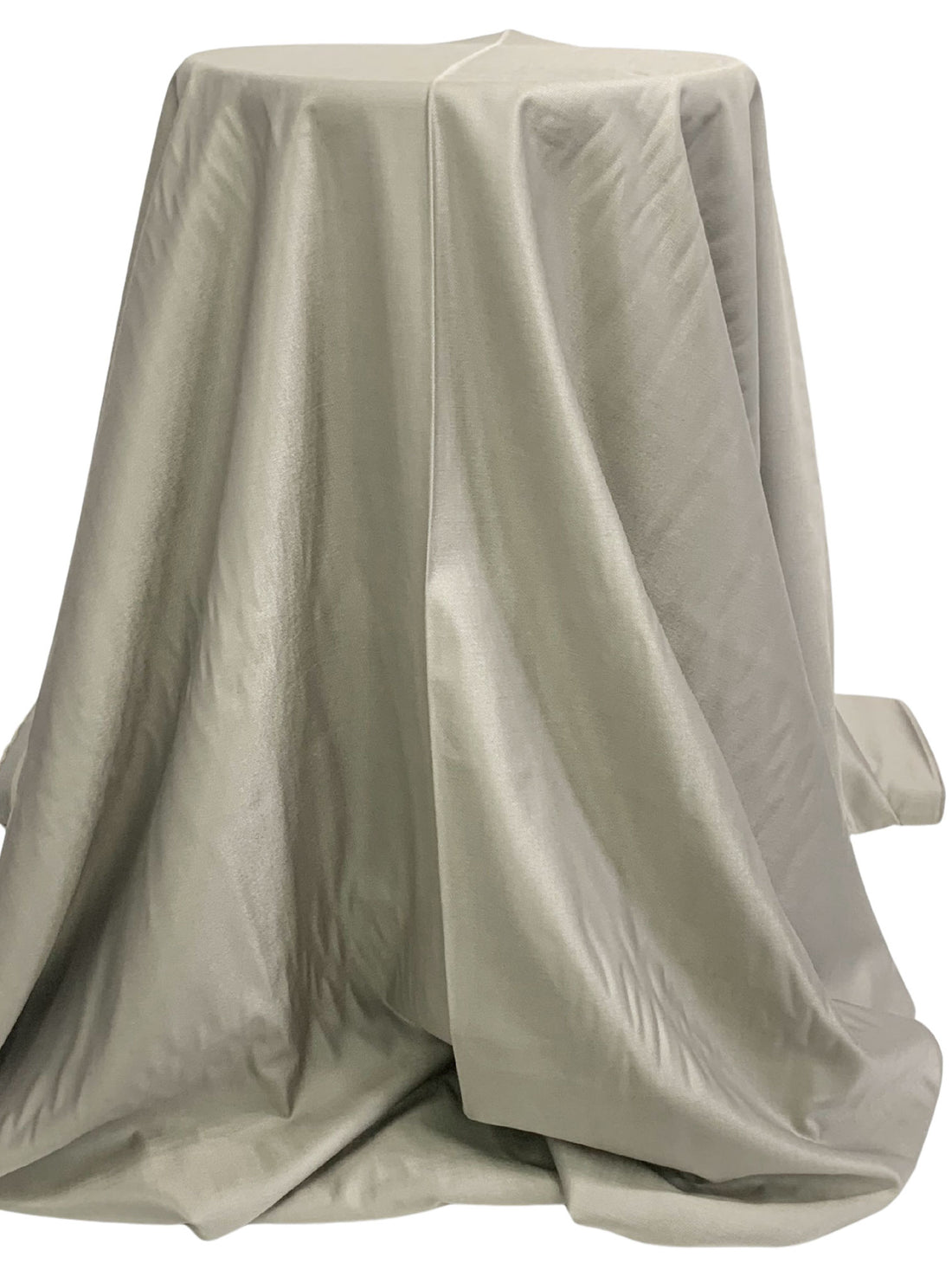 Stony Gray Wool/Silk Twill Suiting - Imported From Italy - 60W