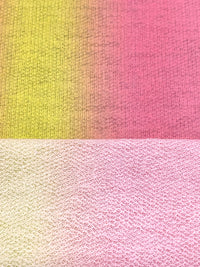 Cherry Blossom Pink/Wisteria/Dandelion/Multi Polyester/Rayon/Lycra Vertical Stripe Print French Terry Knit - 59W