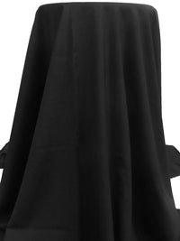 Dark Gray/Black 100% Wool Fine Vertical Stripe Weave Suiting - Imported From Italy - 58W