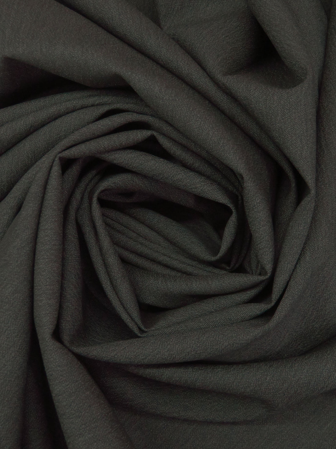 Charcoal Gray/Black/Light Gray 100% Wool Heathered Suiting - Imported From Italy - 58W