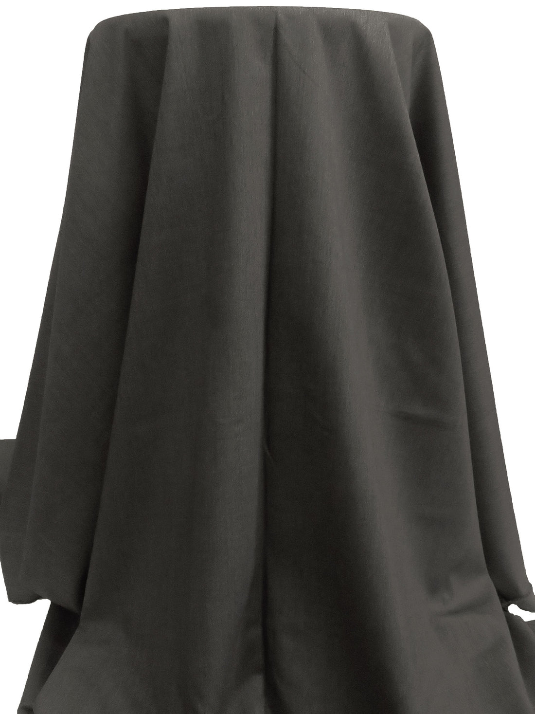 Charcoal Gray/Black/Light Gray 100% Wool Heathered Suiting - Imported From Italy - 58W