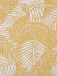 Honey Grove/White Polyester/Rayon/Lycra Large Leaf Print French Terry Knit 57W