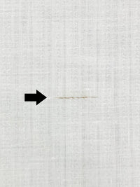 SOLD AS IS ONLY - White Cotton/Linen Vertical Leno Weave Shirting 44W