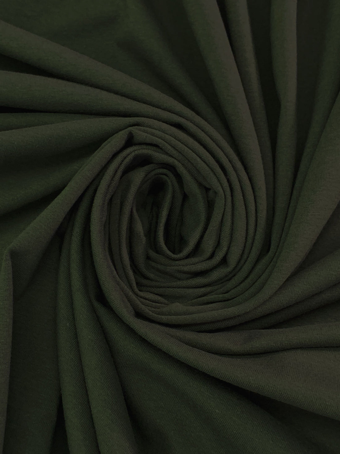 Muted Rifle Green Cotton/Lycra Jersey Knit 58W