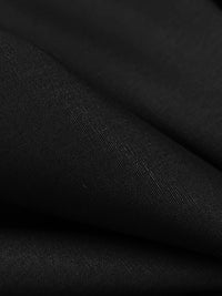 Obsidian Black 100% Cotton Shirting 59W