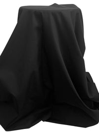 Obsidian Black 100% Cotton Shirting 59W