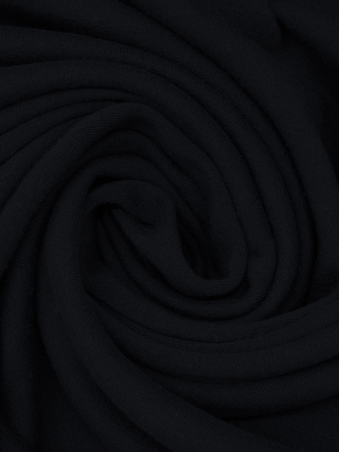 Muted Midnight Navy Polyester/Cotton Furry Sweatshirt Fleece 52W