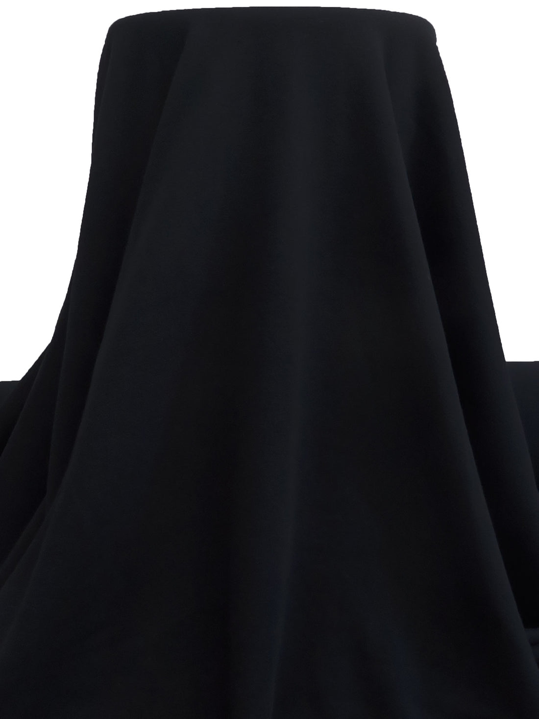 Muted Midnight Navy Polyester/Cotton Furry Sweatshirt Fleece 52W