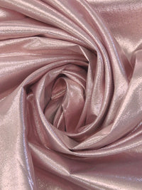 Pale Puce Pink 100% Polyester Lamé 43W