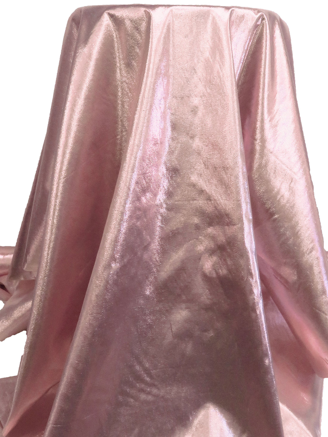 Pale Puce Pink 100% Polyester Lamé 43W