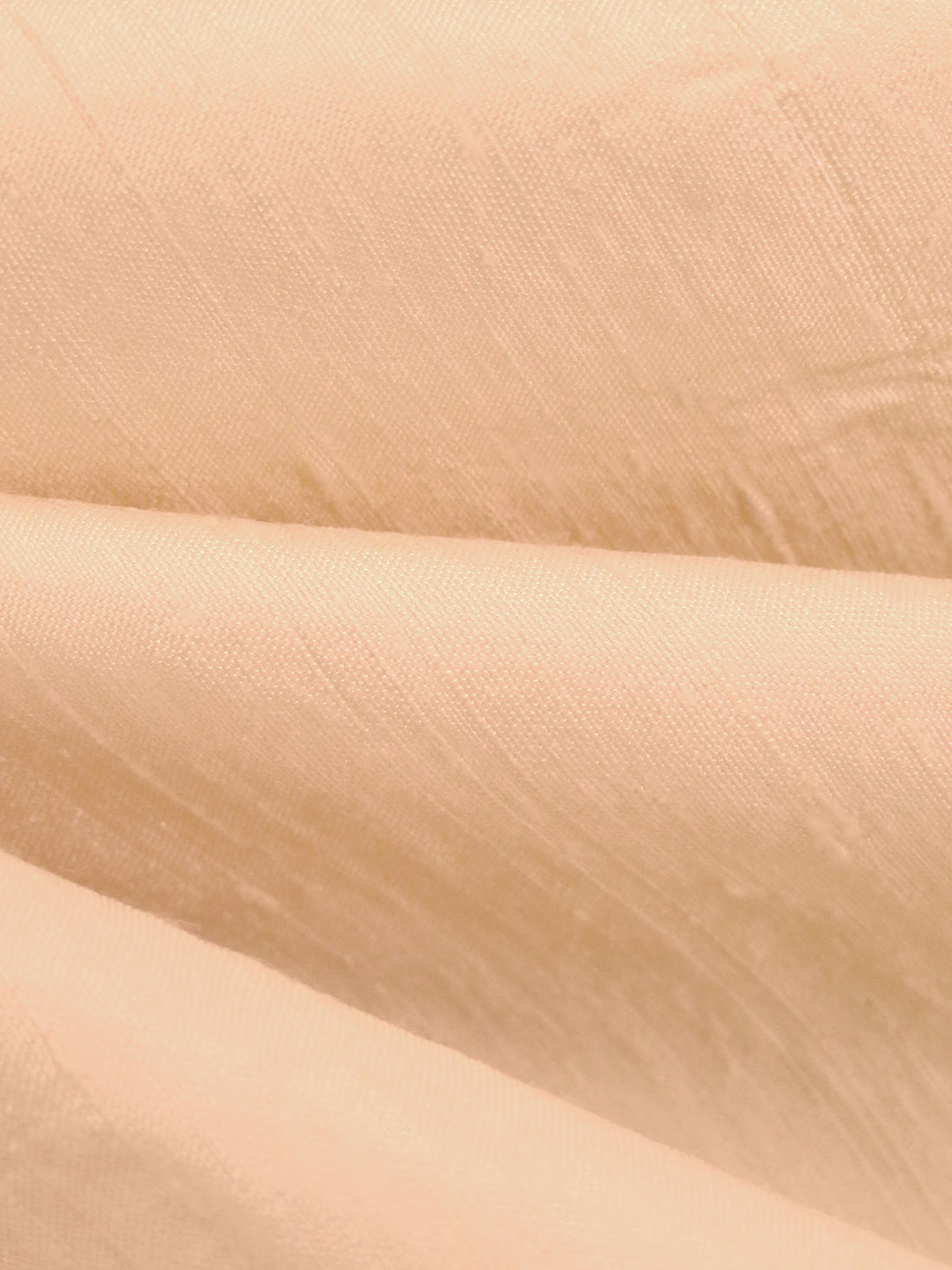 Peach 100% Silk Dupioni - NY Designer - 48W