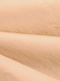 Peach 100% Silk Dupioni - NY Designer - 48W
