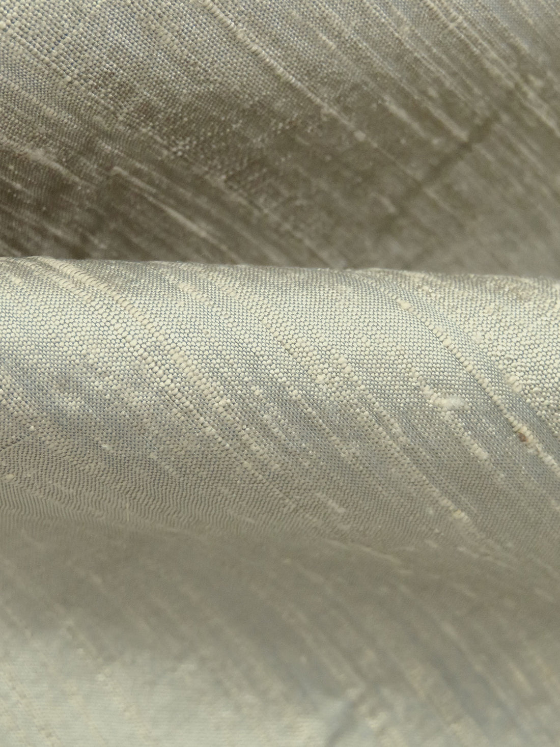 Dark Tamed Thyme 100% Silk Dupioni - NY Designer - 40W