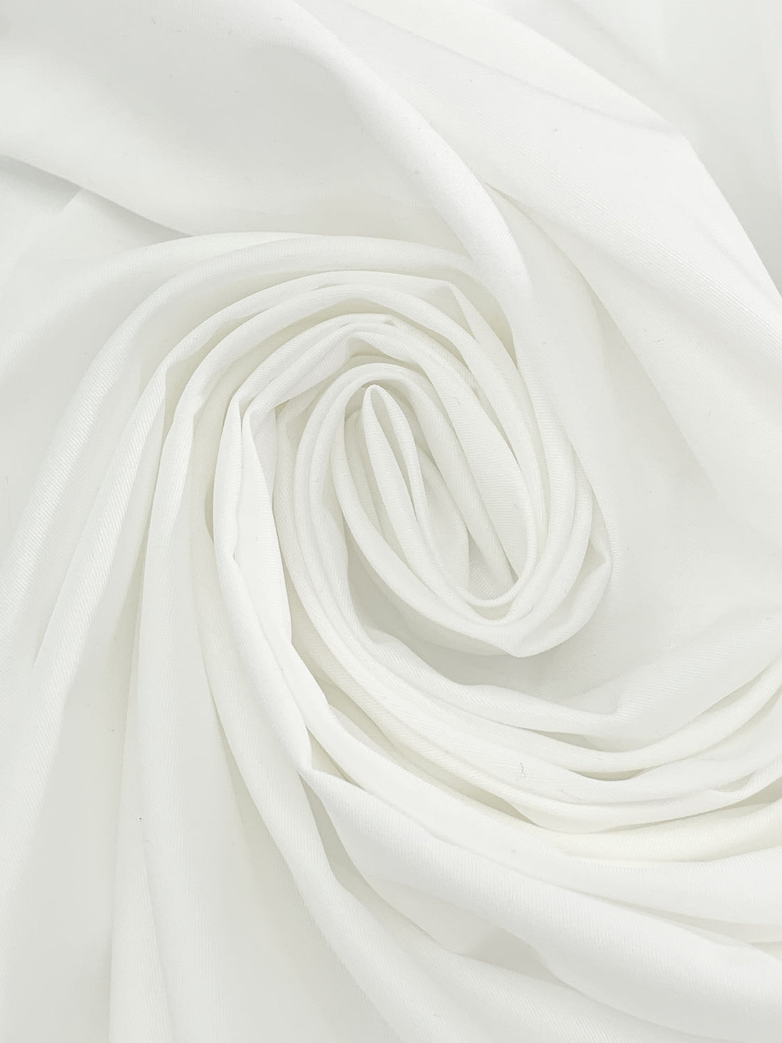 Eggshell 100% Cotton Fine Twill Shirting - Imported From Italy - 56W