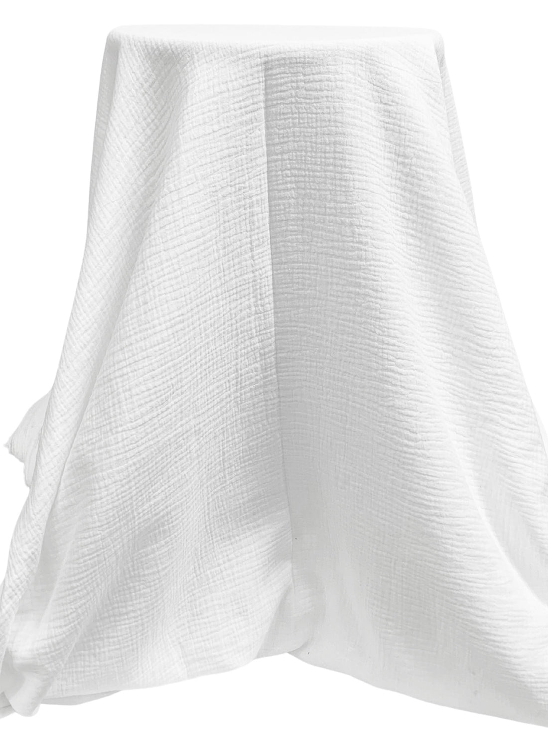 White 100% Cotton Double Gauze 54W