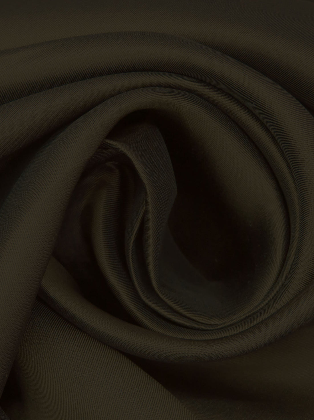 Dark Rikan Brown 100% Silk Satin-Faced Organza - NY Designer - 60W