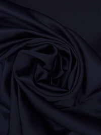 Midnight Navy Silk/Lycra Stretch Charmeuse - NY Designer - 54W