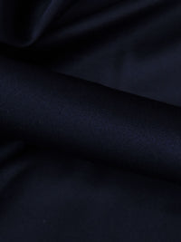 Midnight Navy Silk/Lycra Stretch Charmeuse - NY Designer - 54W