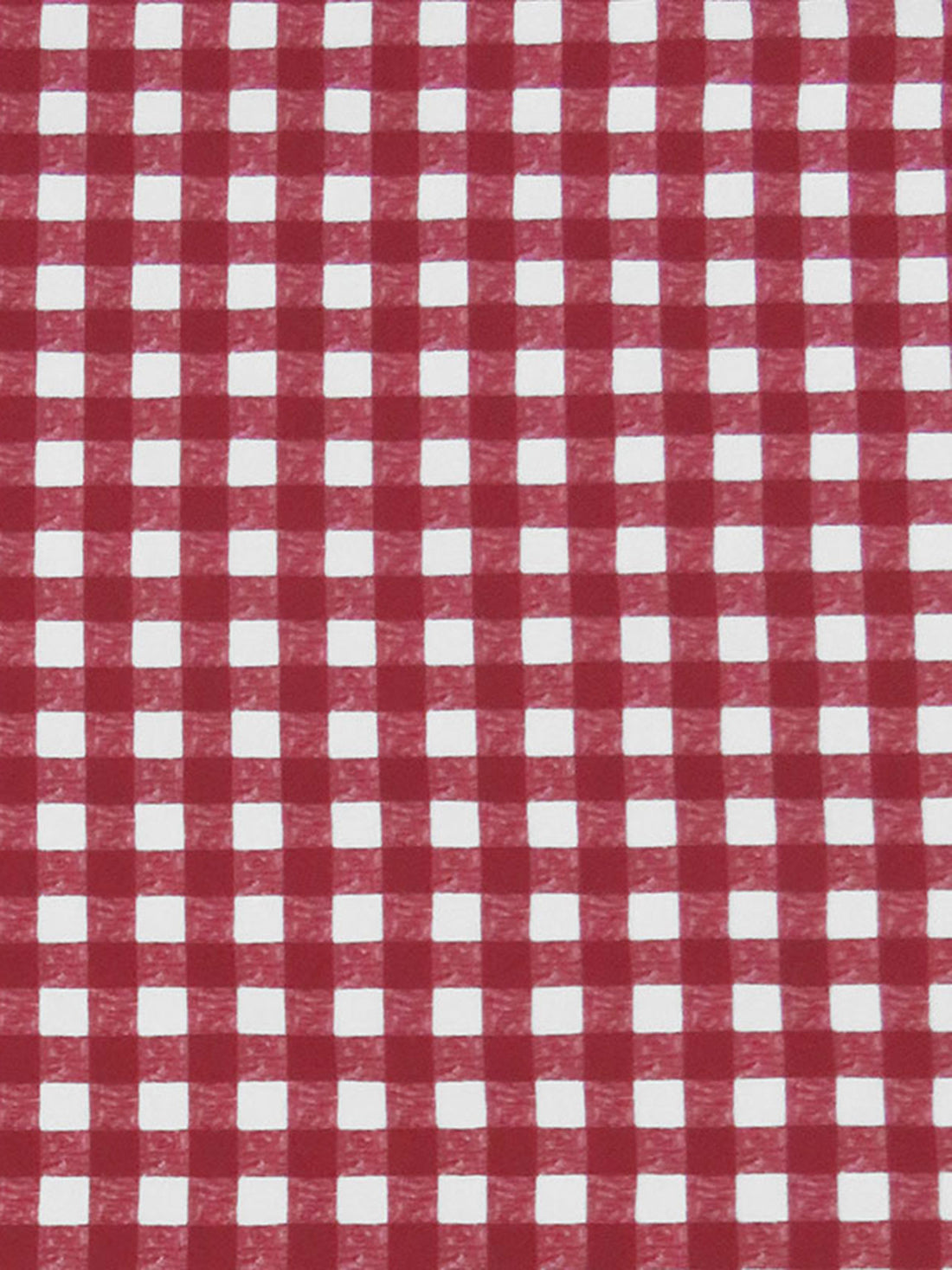 Muted Falu Red/White 100% Cotton Gingham Print Brushed Twill Bottom Weight - NY Designer - 59W