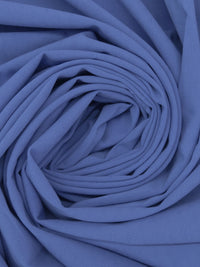 SOLD AS IS ONLY - Dark Cornflower Blue Wool/Lycra Leno Dot Stretch Suiting - NY Designer - 59W