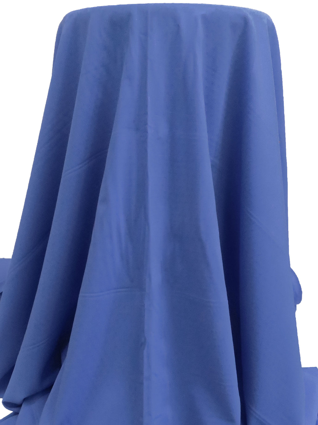 SOLD AS IS ONLY - Dark Cornflower Blue Wool/Lycra Leno Dot Stretch Suiting - NY Designer - 59W