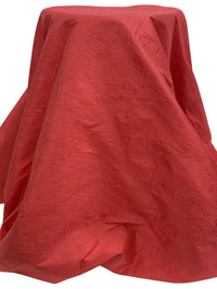Strawberry Daiquiri 100% Silk Dupioni - NY Designer - 42W