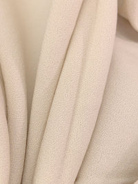 Blush Beige 100% Wool Crepe Suiting - NY Designer - 57W