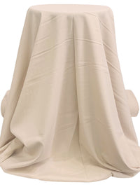 Blush Beige 100% Wool Crepe Suiting - NY Designer - 57W
