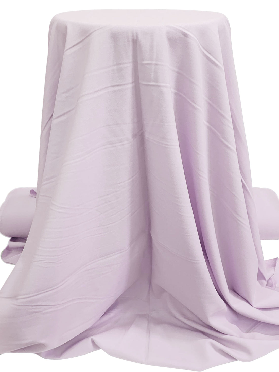 Light Orchid Wool/Lycra Fine Twill Stretch Suiting - NY Designer - 59W