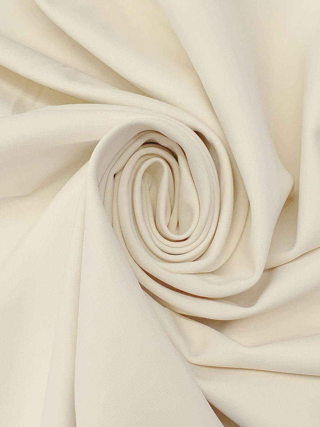 Alabaster Polyester/Lycra Double Knit - Imported From Japan By NY Designer - 57W