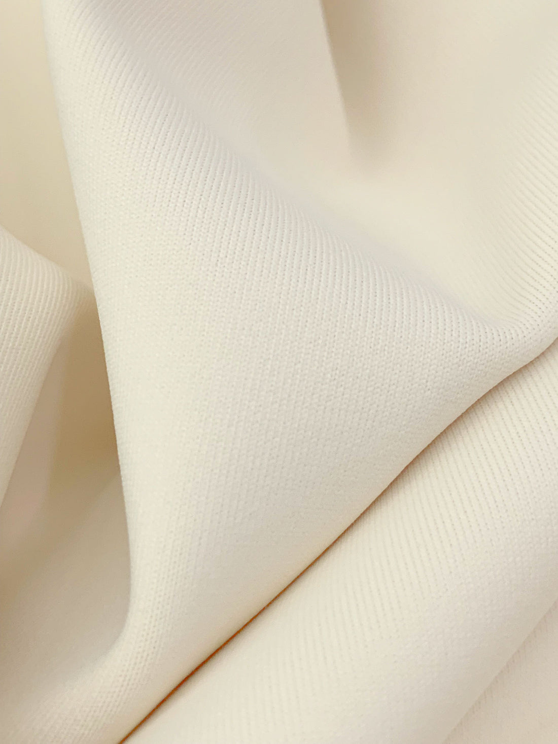 Alabaster Polyester/Lycra Double Knit - Imported From Japan By NY Designer - 57W