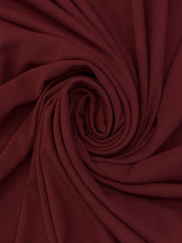 Royal Garnet 100% Cotton Fine Rib Knit - Imported From Japan By NY Designer - 66W