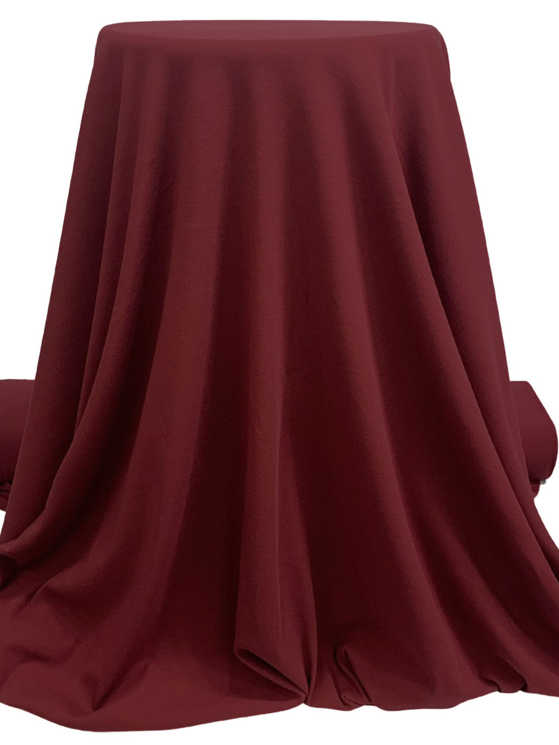 Royal Garnet 100% Cotton Fine Rib Knit - Imported From Japan By NY Designer - 66W