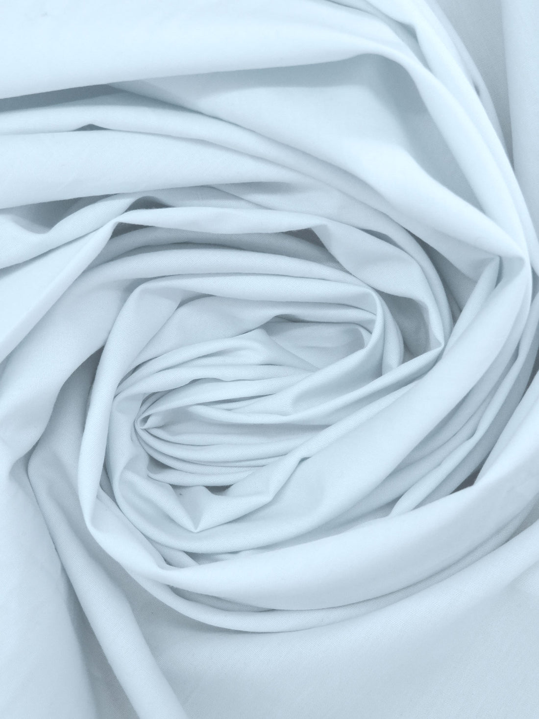 Icy Blue 100% Cotton Poplin Shirting - NY Designer - 43W