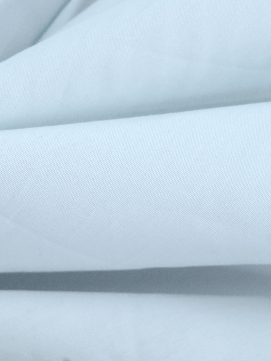 Icy Blue 100% Cotton Poplin Shirting - NY Designer - 43W