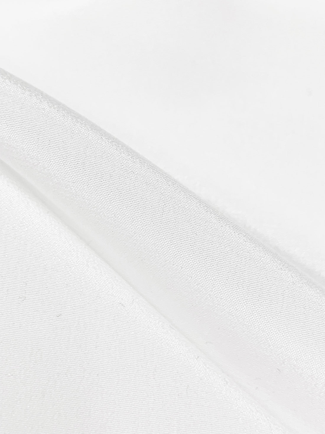 White 100% Silk Crepe de Chine - NY Designer - 55W