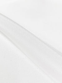 White 100% Silk Crepe de Chine - NY Designer - 55W