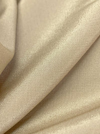 Tan 100% Silk Crepe de Chine - NY Designer - 55W