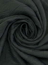 Graphite Gray 100% Polyester Diamond Quilted-Look Suiting - NY Designer - 43W