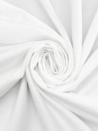 White Rayon/Nylon/Lycra Ponte Knit - Imported From Italy By NY Designer - 52W